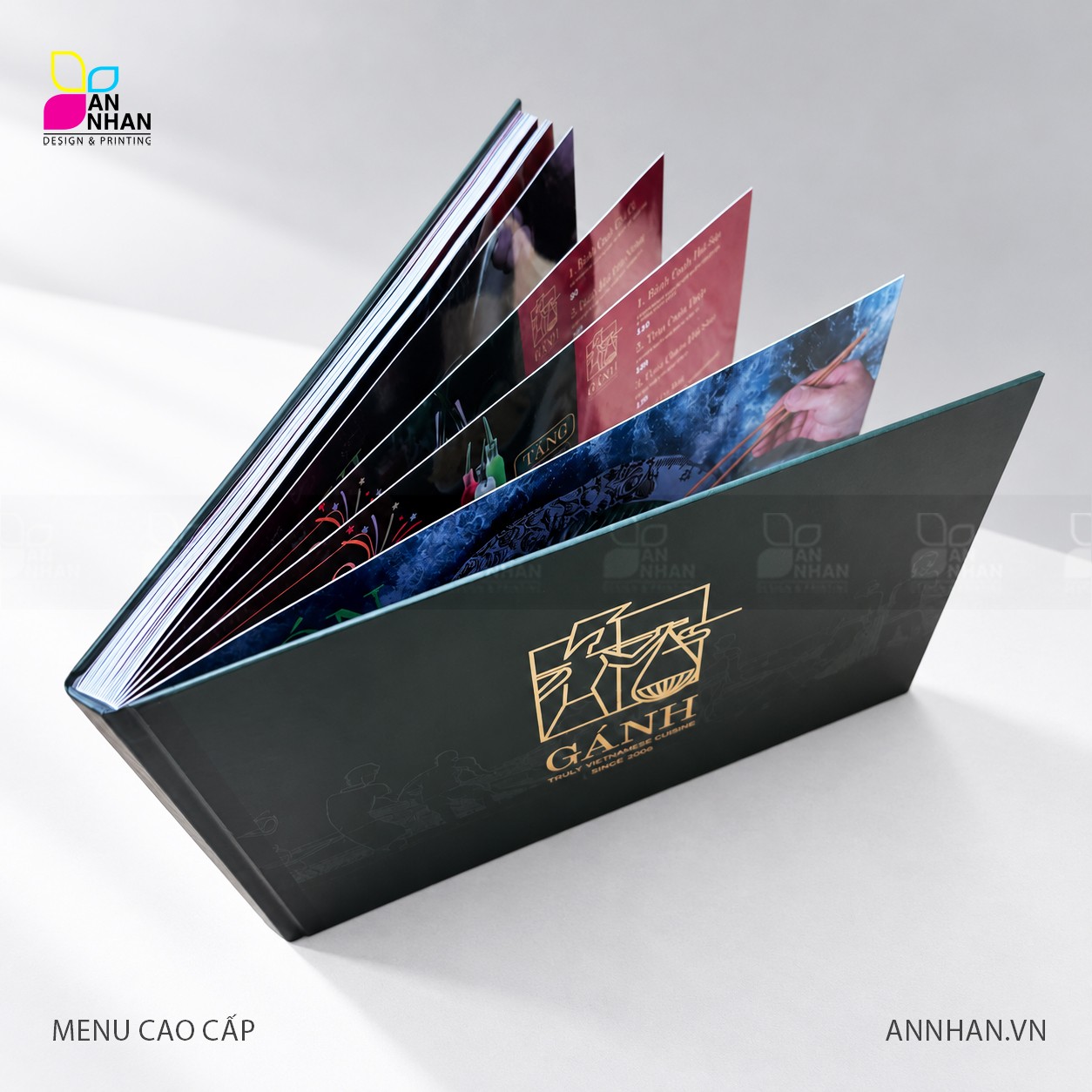 Menu đ&oacute;ng cuốn cao cấp